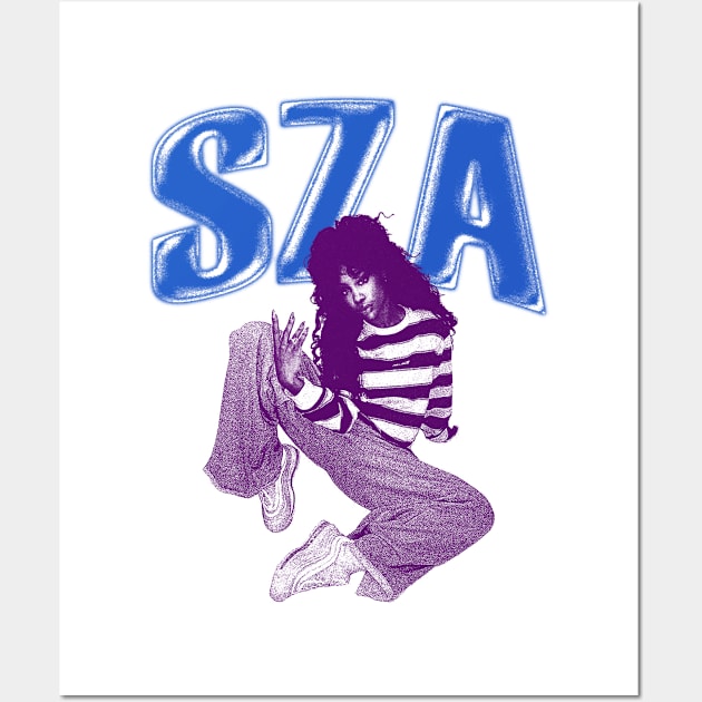 SZA Wall Art by PUBLIC BURNING